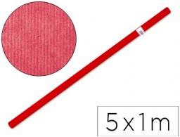 Papel kraft verjurado Liderpapel rojo rollo 5x1 m.